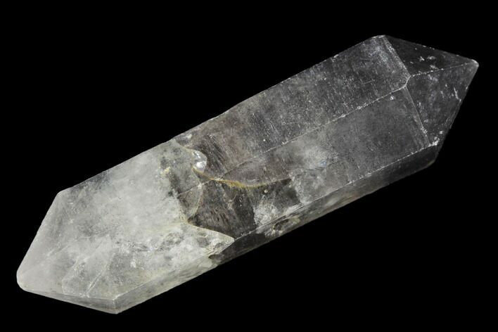 Double-Terminated Smoky Quartz Crystal - Tibet #128621